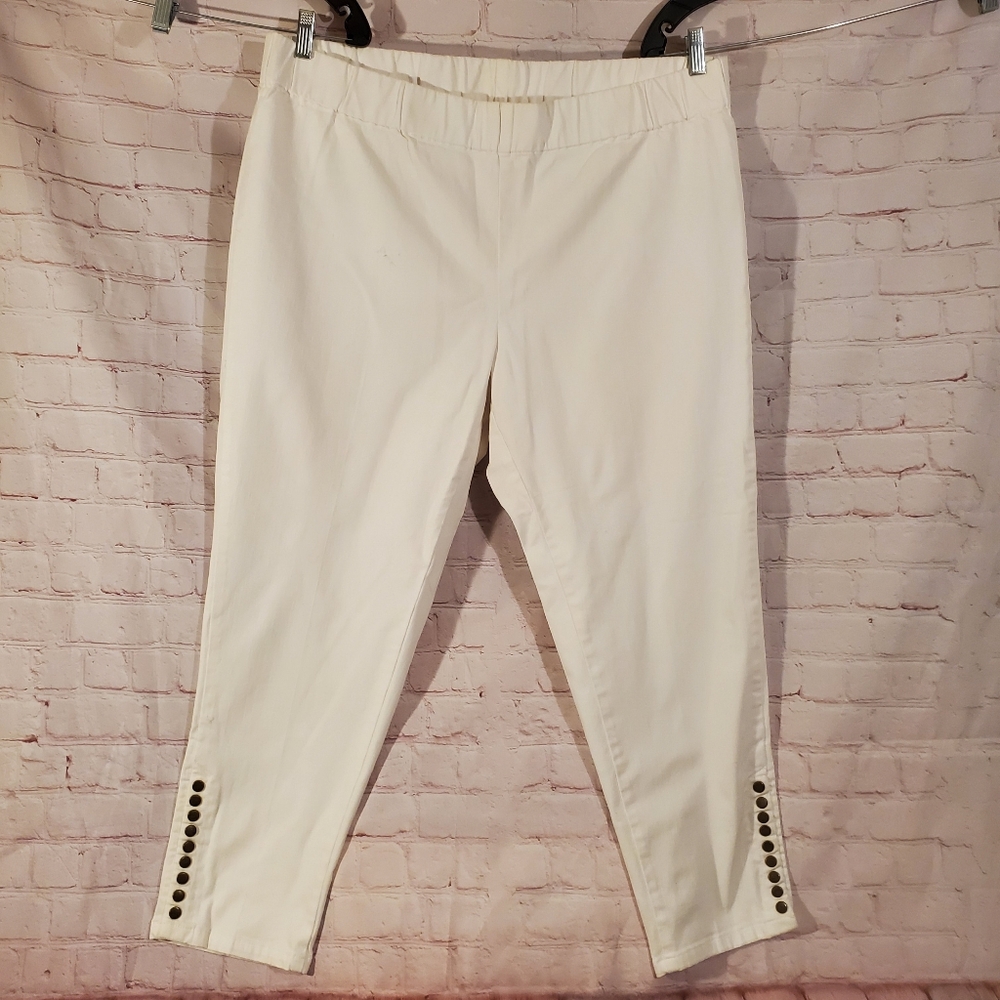 Soft Surroundings Metro Leggins/ Pants with Button Accents Size 2x